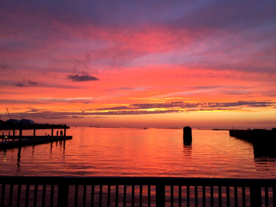 Sky Afterglow Sunset Horizon