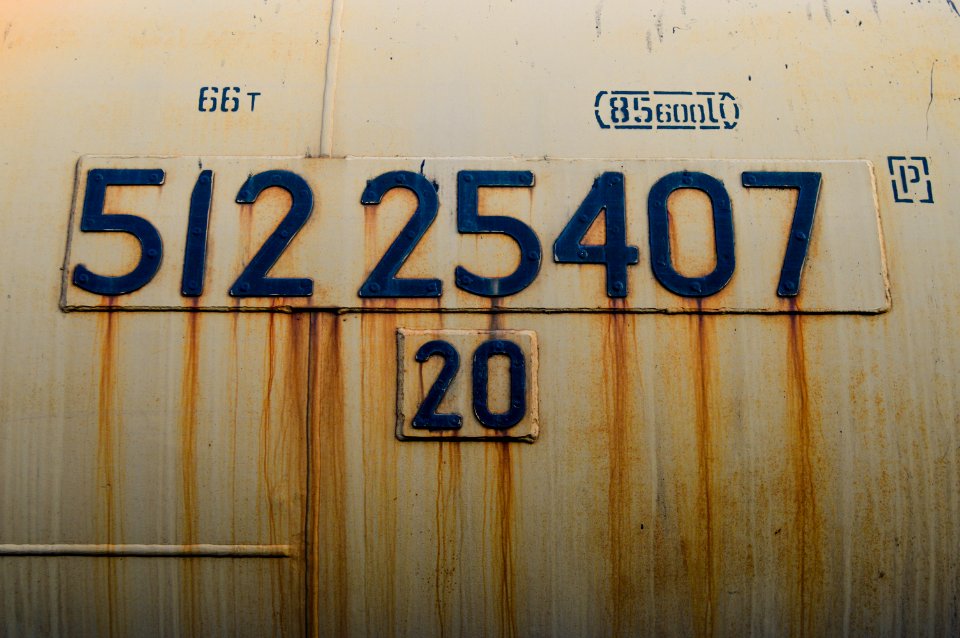 Blue Signage Number Font