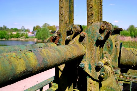 Iron Metal Rust Grass photo