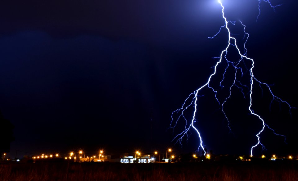 Lightning Sky Thunder Atmosphere