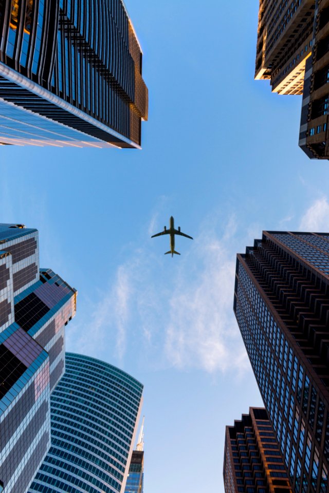 Low Angle Photography Of Airplane photo