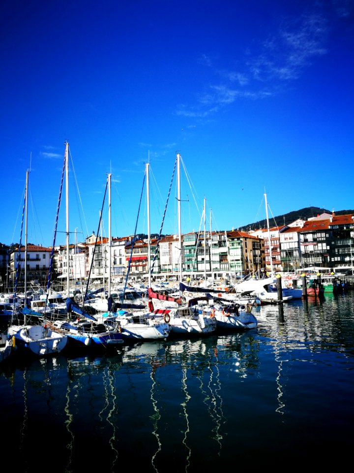 Marina Harbor Sky Reflection