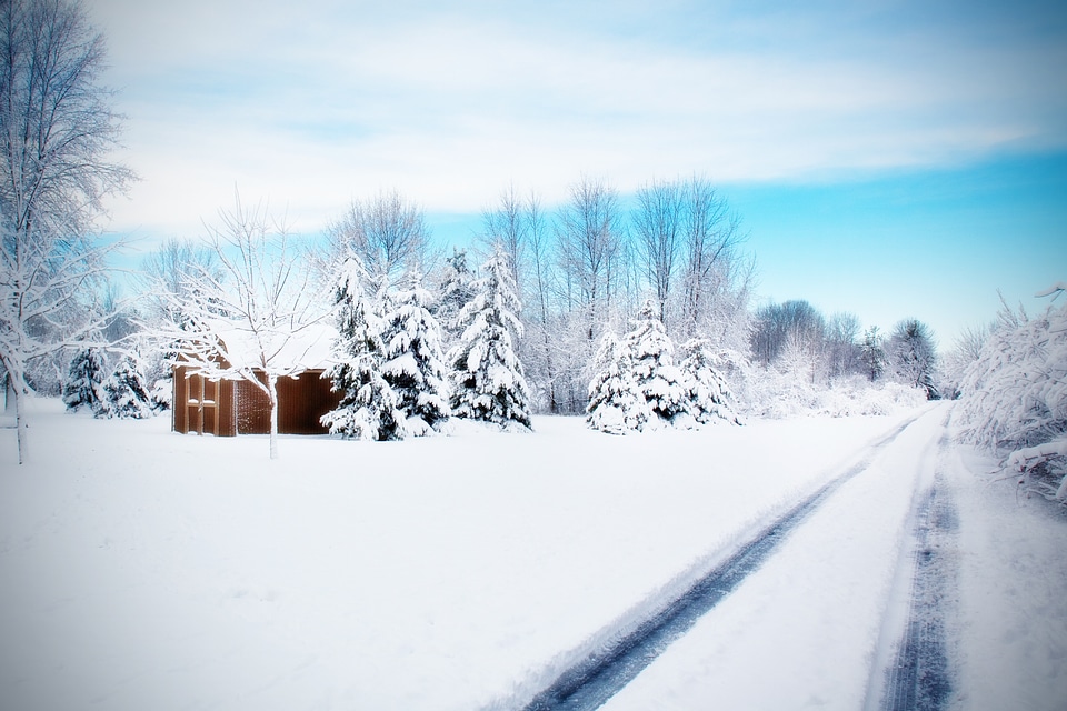 Snow country street