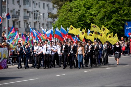 Crowd Marching Infrastructure Parade