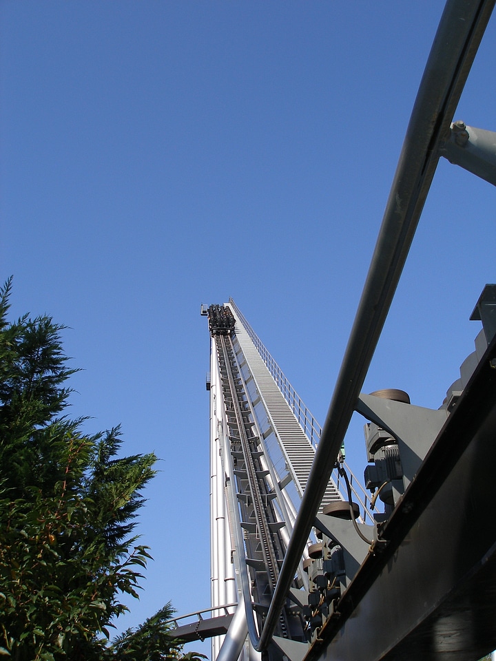 Fun rollercoaster adrenaline