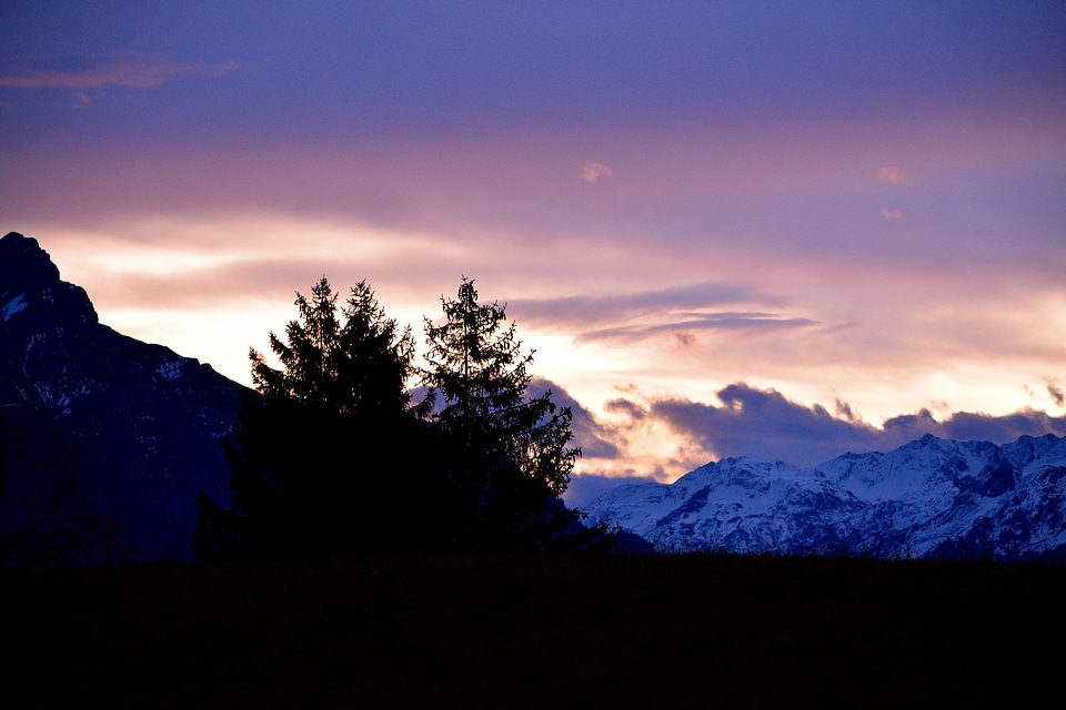 Landscape sky twilight