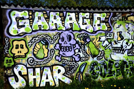 Green Grass Art Graffiti