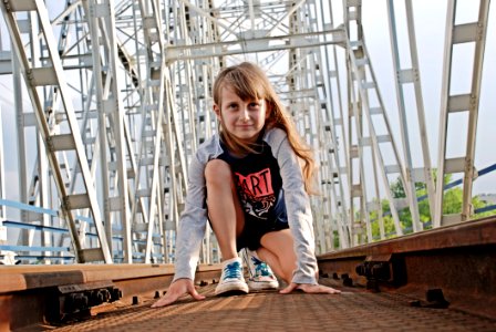 Girl Structure Photography Sitting
