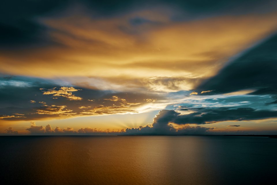 Beach Clouds Dawn