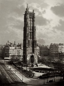 Sky Black And White Landmark Tower