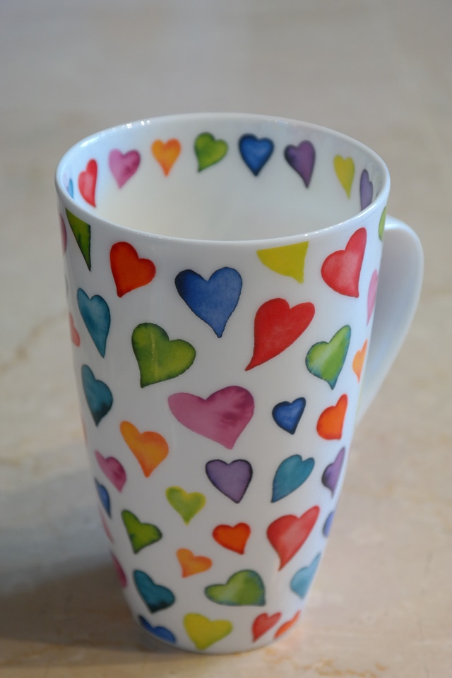 Color herzchen sweetheart cup