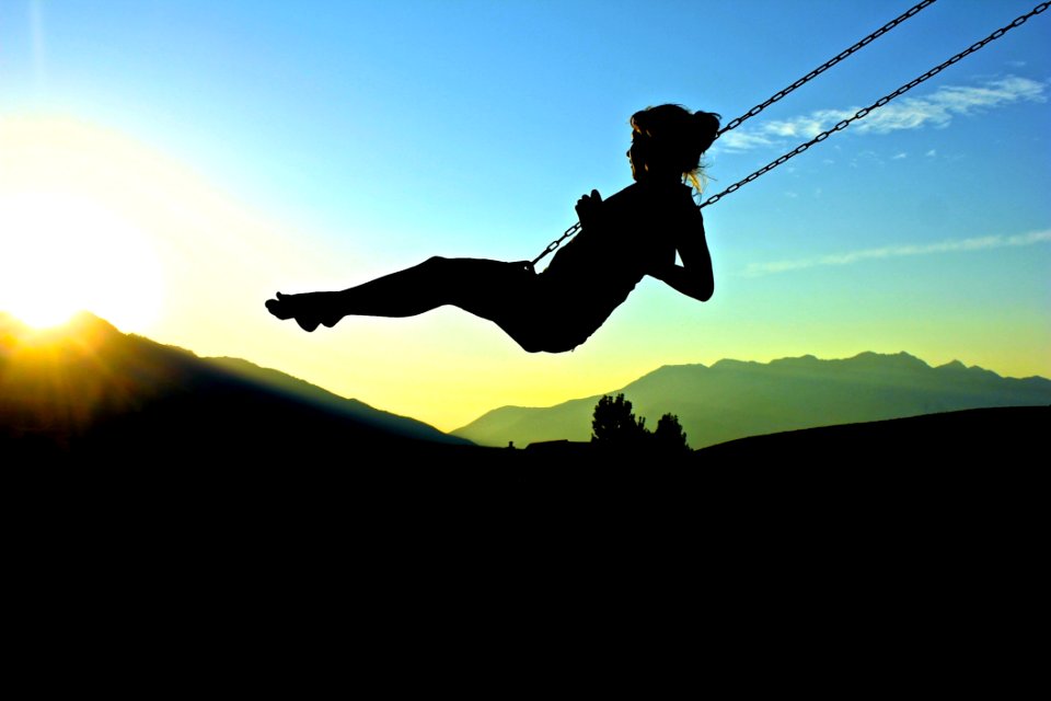 Sky Silhouette Atmosphere Of Earth Jumping