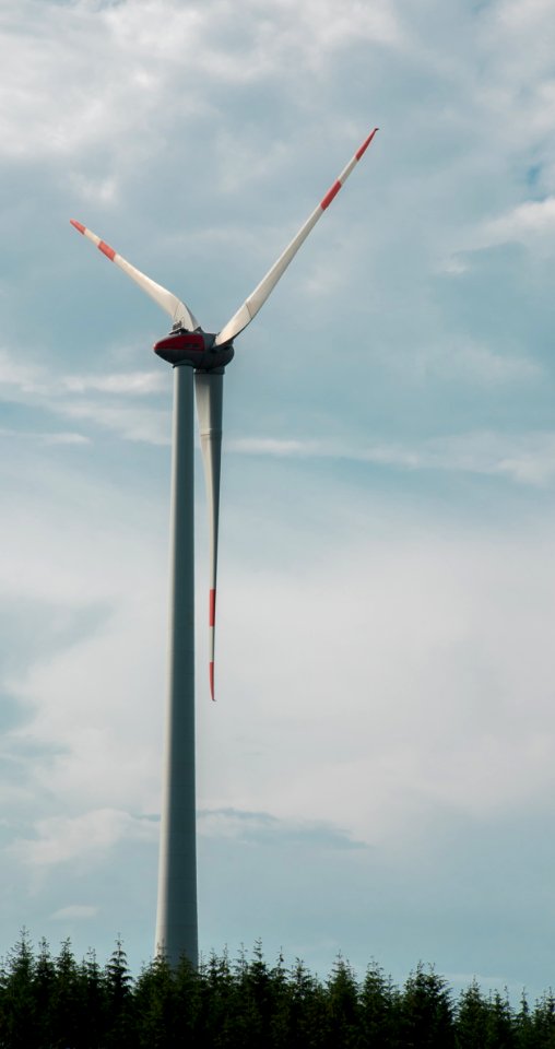 Wind Turbine Wind Farm Windmill Sky
