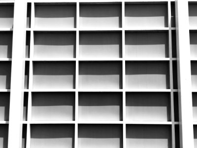 Shelving Furniture Shelf Black And White photo