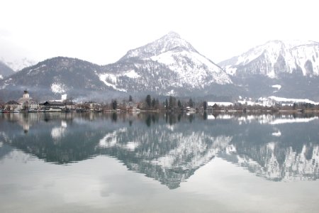 Reflection Lake Winter Sky