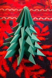 Paper paper tree decoration photo