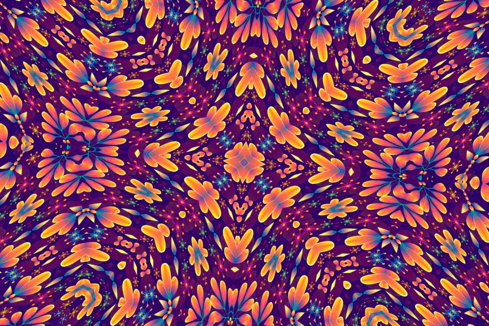 Pattern Symmetry Organism Psychedelic Art