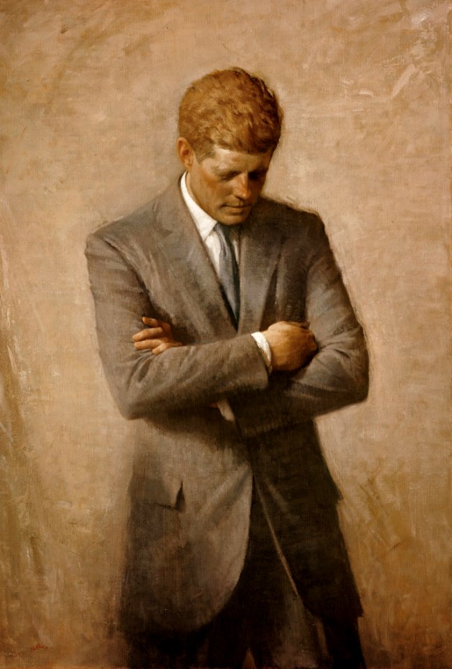 Portrait Gentleman Painting Suit