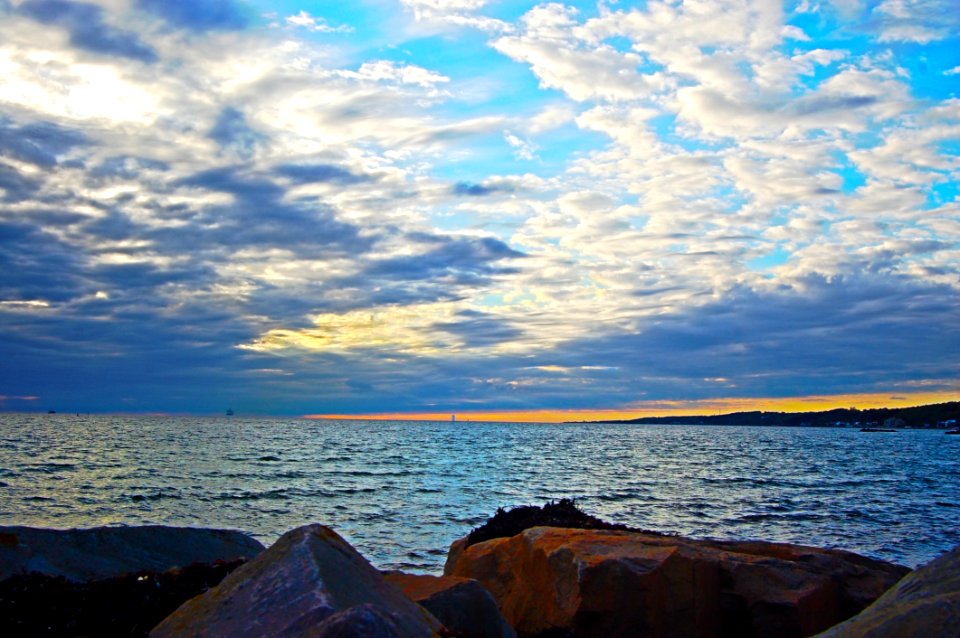 Sky Sea Horizon Cloud