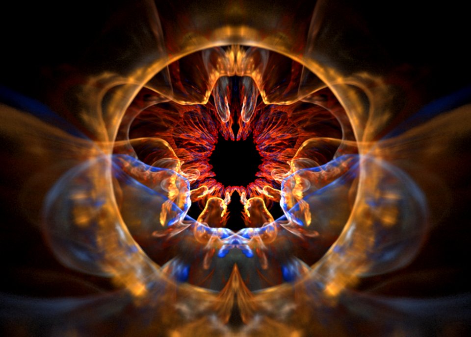 Fractal Art Light Symmetry Computer Wallpaper