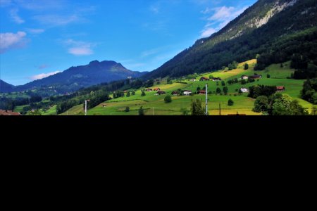 Transport Track Mountain Range Train