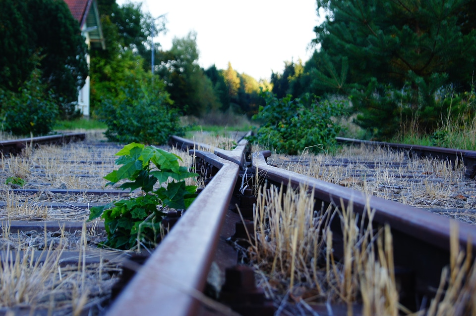 Old rust railway station