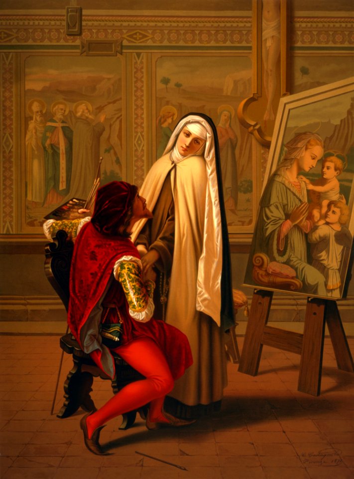 Art Lady Painting Girl