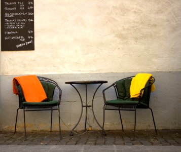 Furniture Yellow Chair Wall