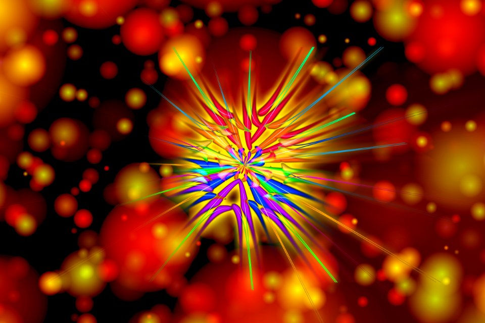 Fireworks Close Up Event Macro Photography