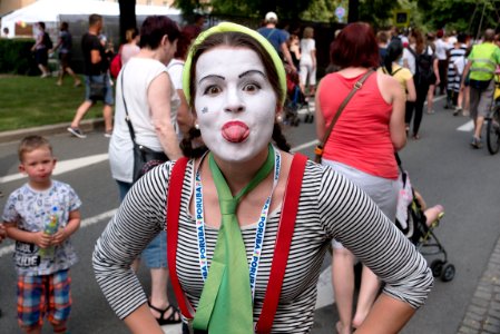 Zombie Product Clown Mime Artist photo