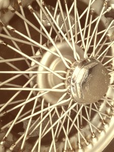 Spoke Wheel Close Up Rim