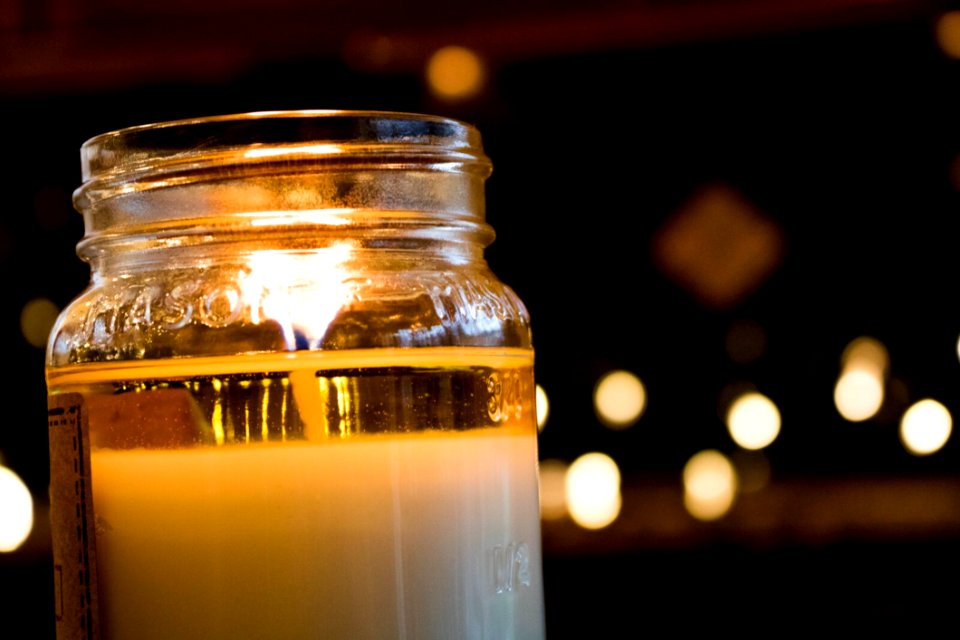 Mason Jar Lighting Candle Bottle