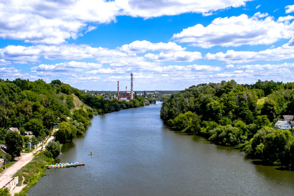 Waterway River Sky Cloud