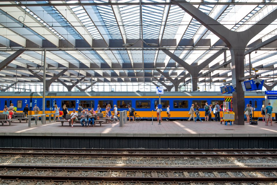 Train Station Track Structure Steel