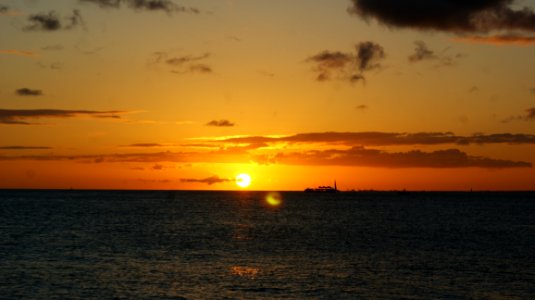 Horizon Sky Sunset Sea
