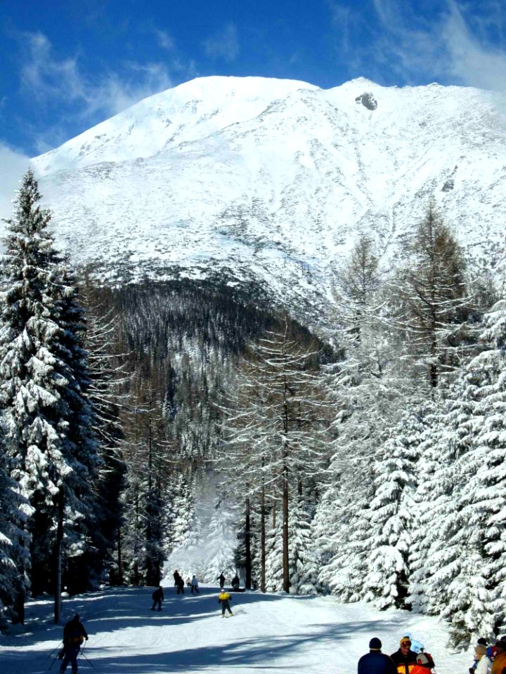 Winter Snow Mountainous Landforms Mountain Range