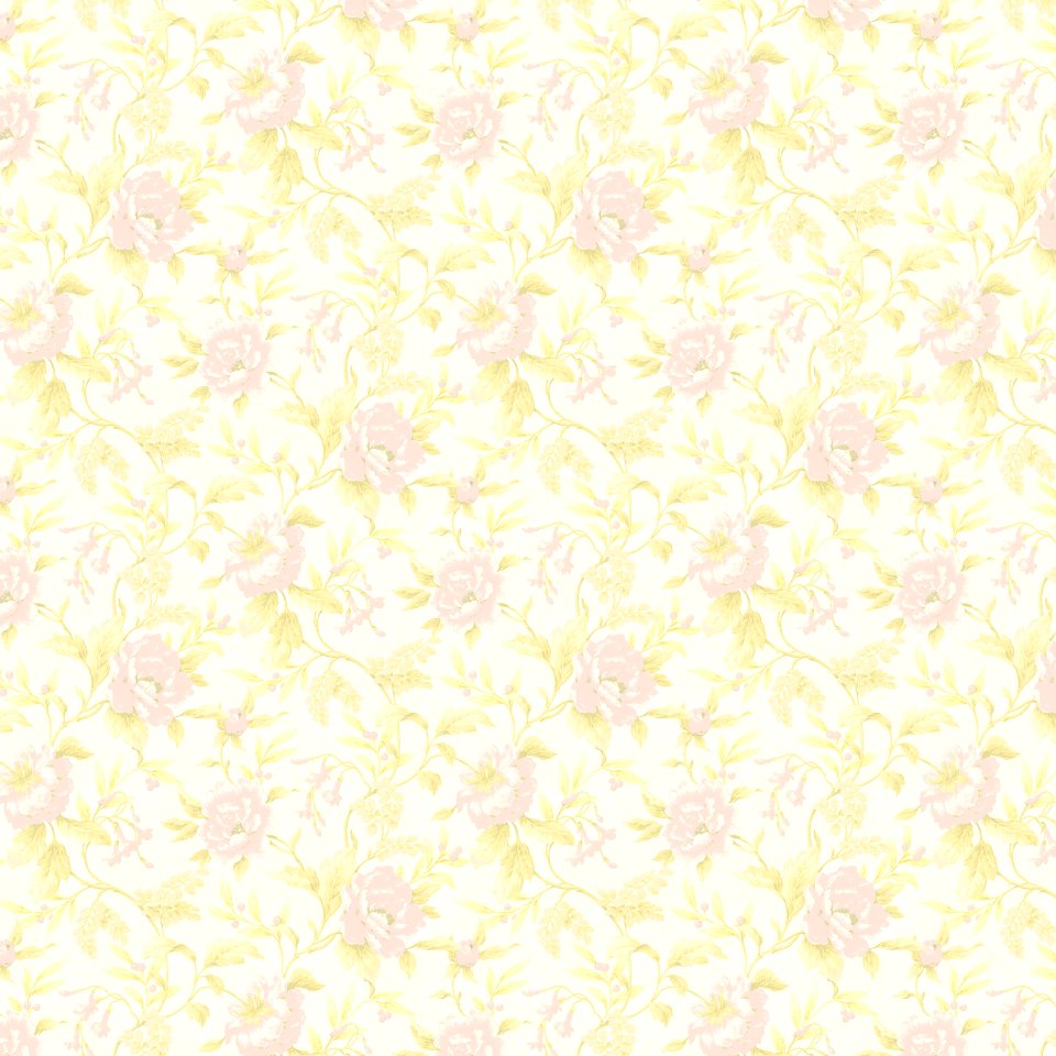Pink Yellow Petal Pattern