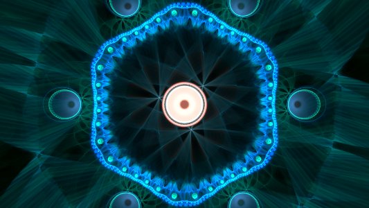 Fractal Art Circle Organism Symmetry photo