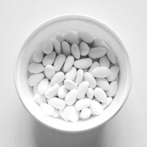 Black And White Drug Pill Monochrome