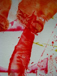 Red Pink Art Close Up
