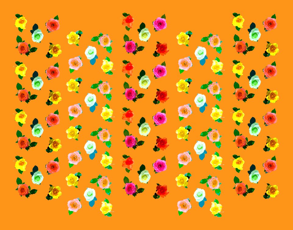 Yellow Pattern Leaf Design