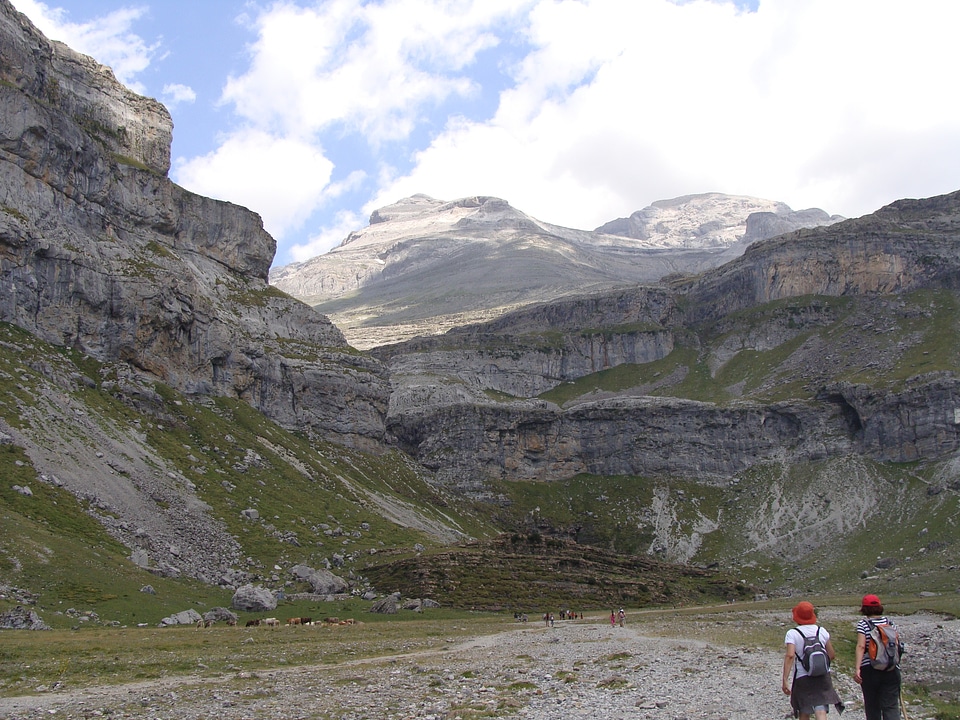 Ordesa valley landscapes pyrenees