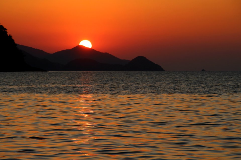 Horizon Sea Sunset Sky