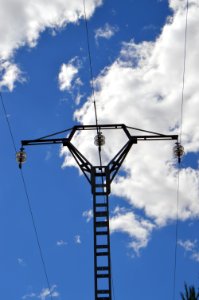 Sky Cloud Electricity Overhead Power Line photo