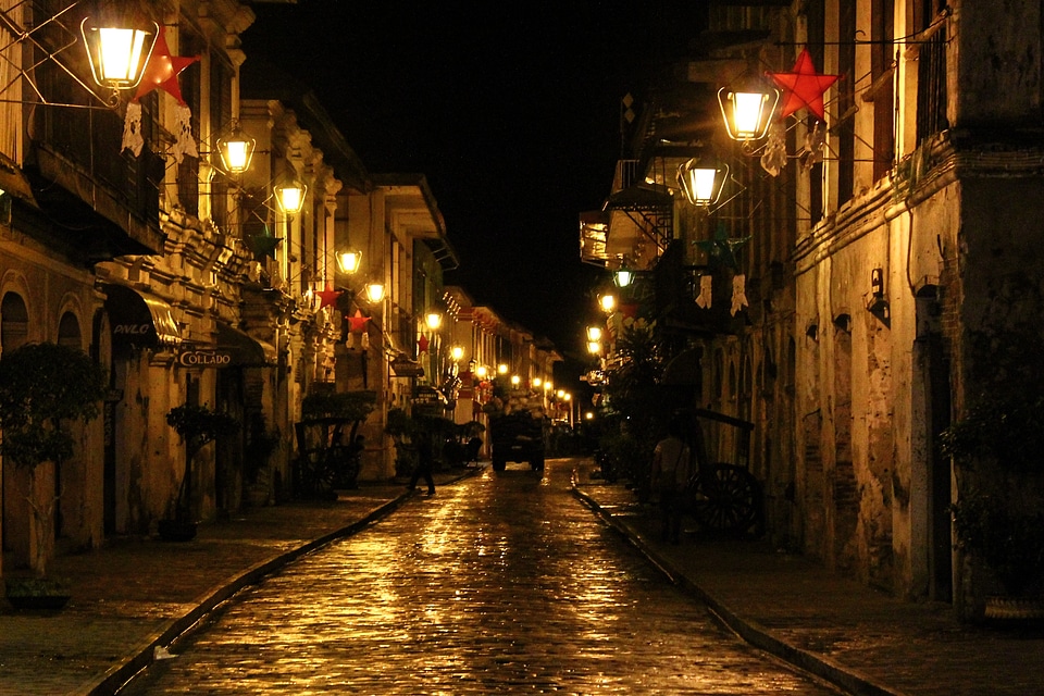 Night view ilocos vigan