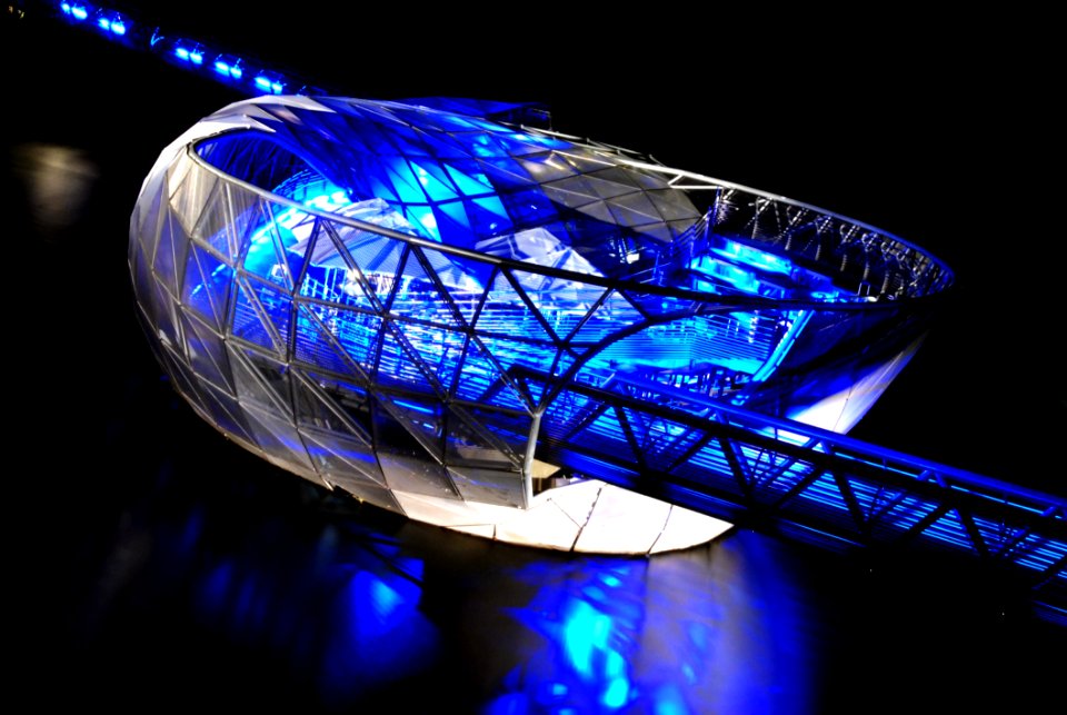 Blue Water Reflection Light