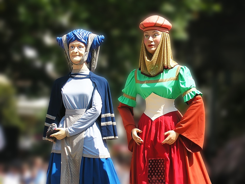 Women madam costume of the region