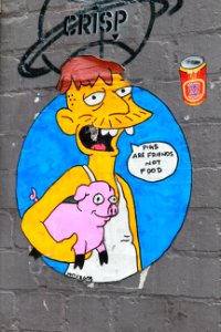 Art Cartoon Yellow Street Art