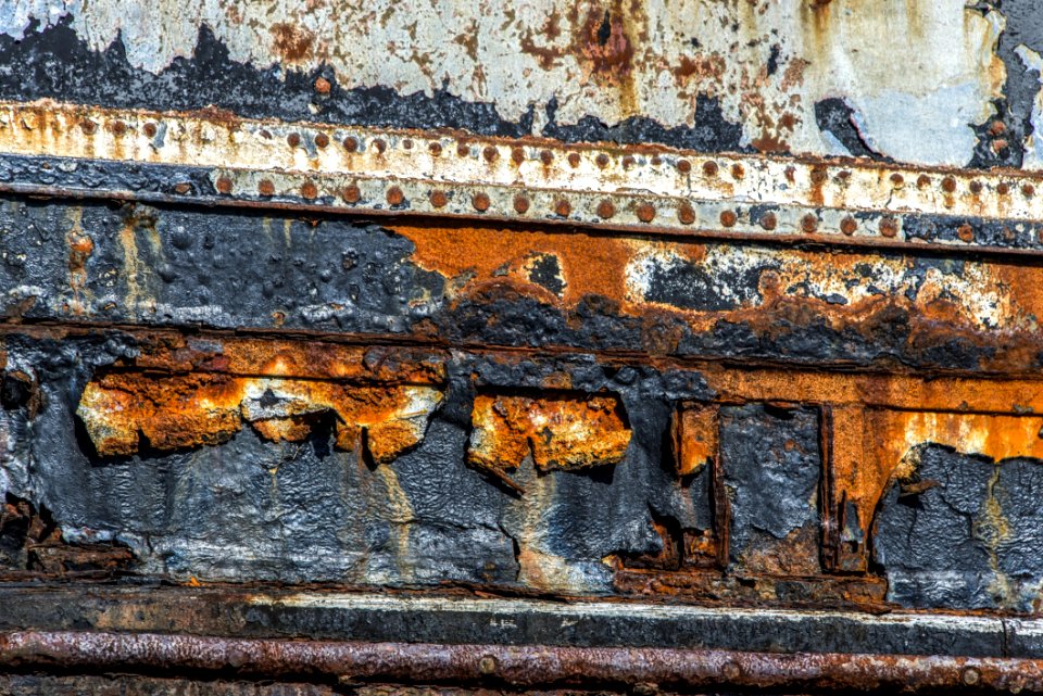 Wall Rust Wood Metal