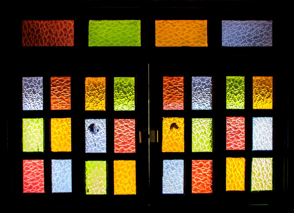 Yellow Window Glass Stained Glass